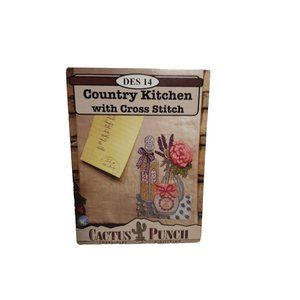 Country Kitchen with Cross Stitch Embroidery CD by Cactus Punch, DES14
